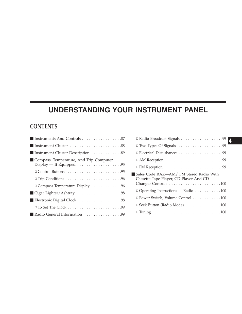 Dodge 2005 JR41 Stratus User Manual | Page 83 / 293