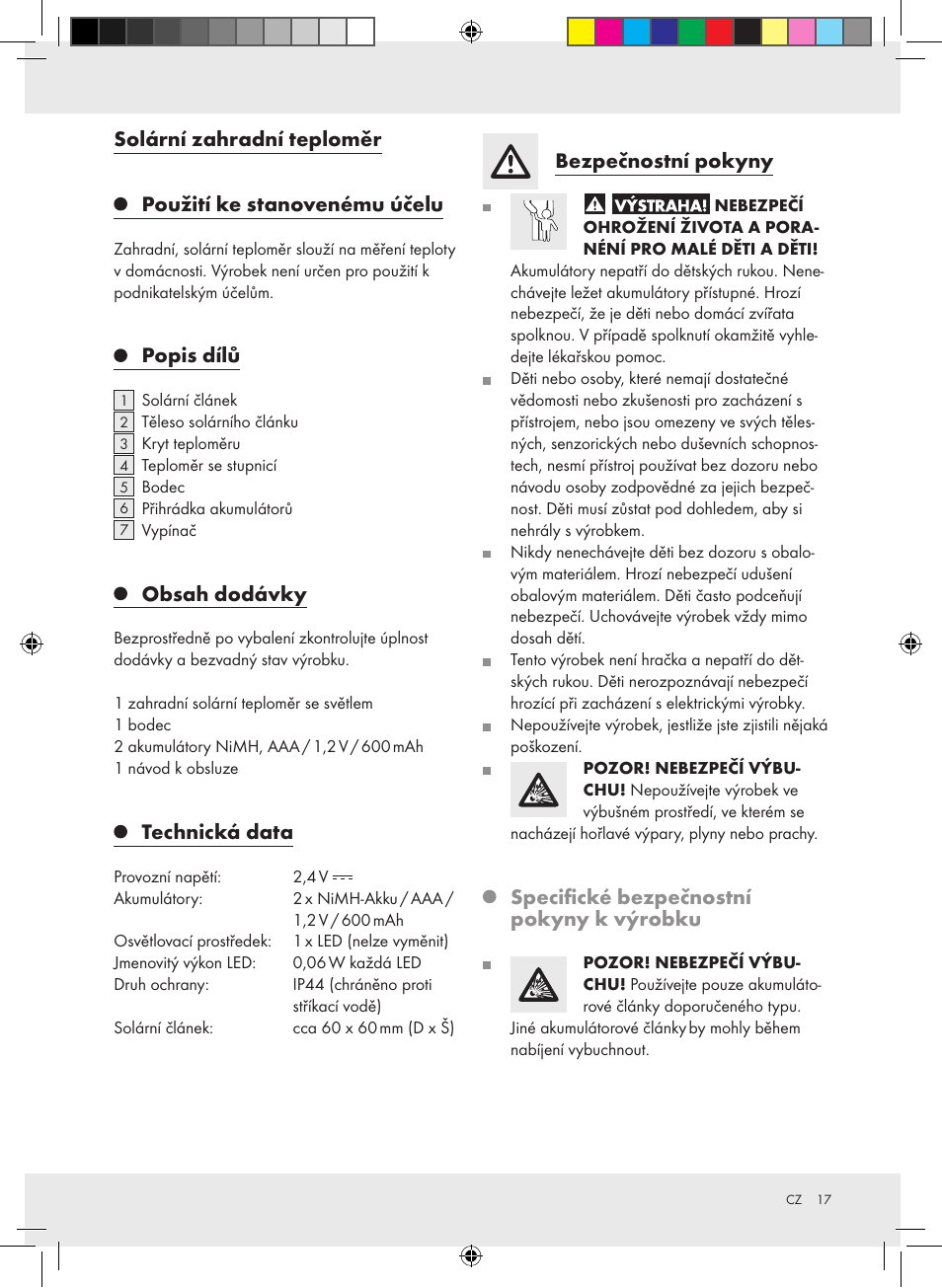 Auriol Z31269 User Manual | Page 17 / 26