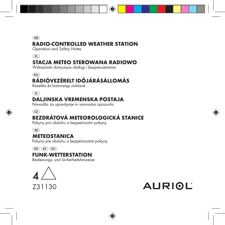 Auriol Z31130 User Manual | 297 pages