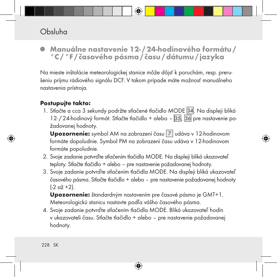 Obsluha | Auriol Z31130 User Manual | Page 228 / 297