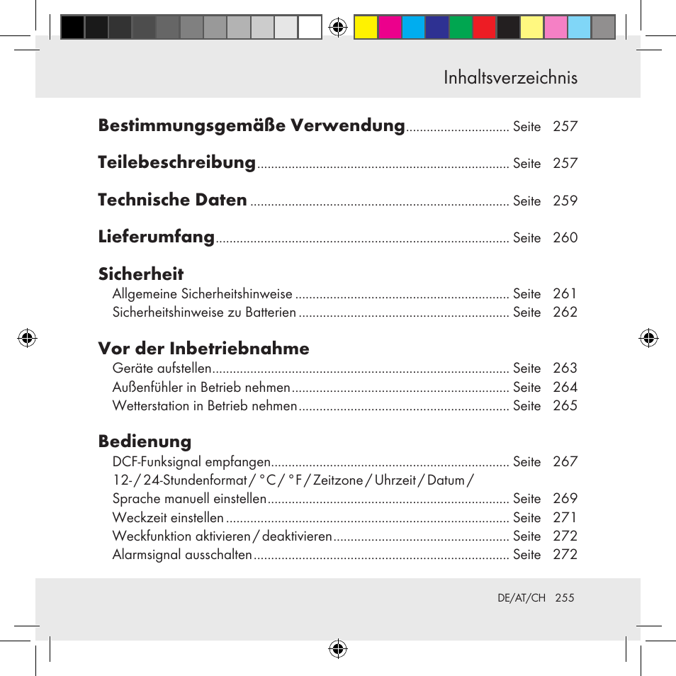 Likvidácia / informácie inhaltsverzeichnis | Auriol Z31130 User Manual | Page 255 / 297