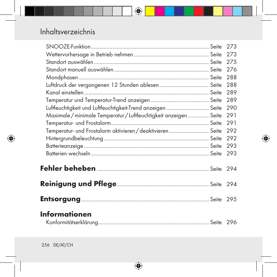 Auriol Z31130 User Manual | Page 256 / 297