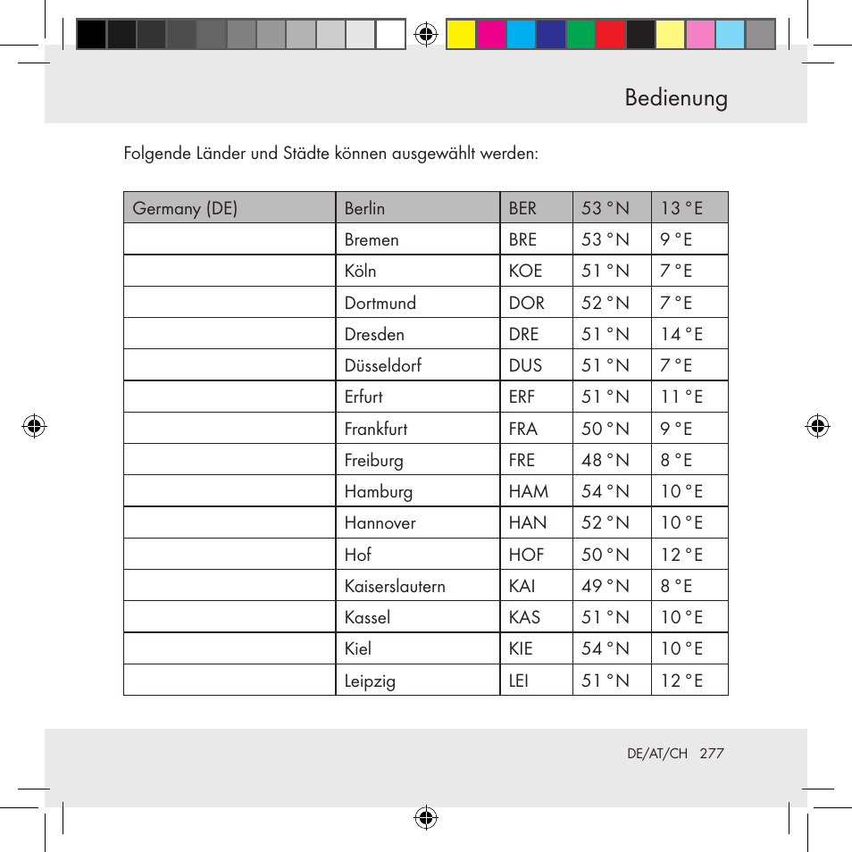 Bedienung | Auriol Z31130 User Manual | Page 277 / 297