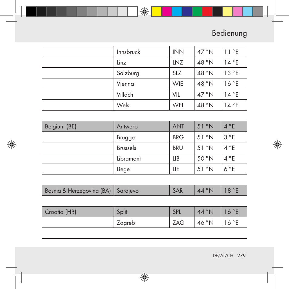 Bedienung | Auriol Z31130 User Manual | Page 279 / 297