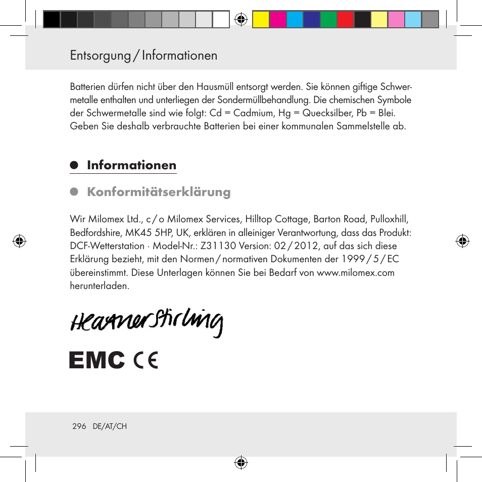 Auriol Z31130 User Manual | Page 296 / 297