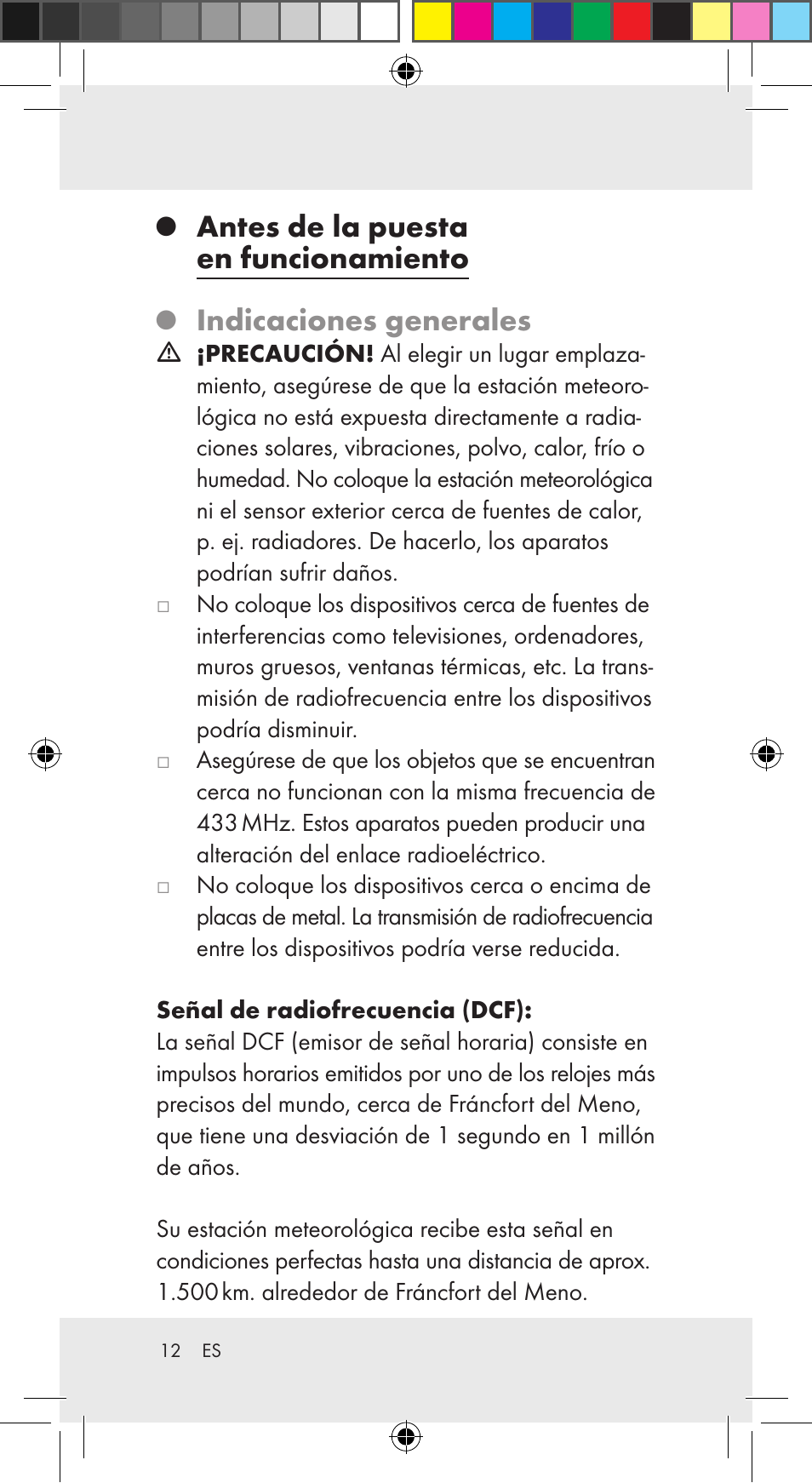 Antes de la puesta en funcionamiento, Indicaciones generales | Auriol Z29962C User Manual | Page 12 / 112