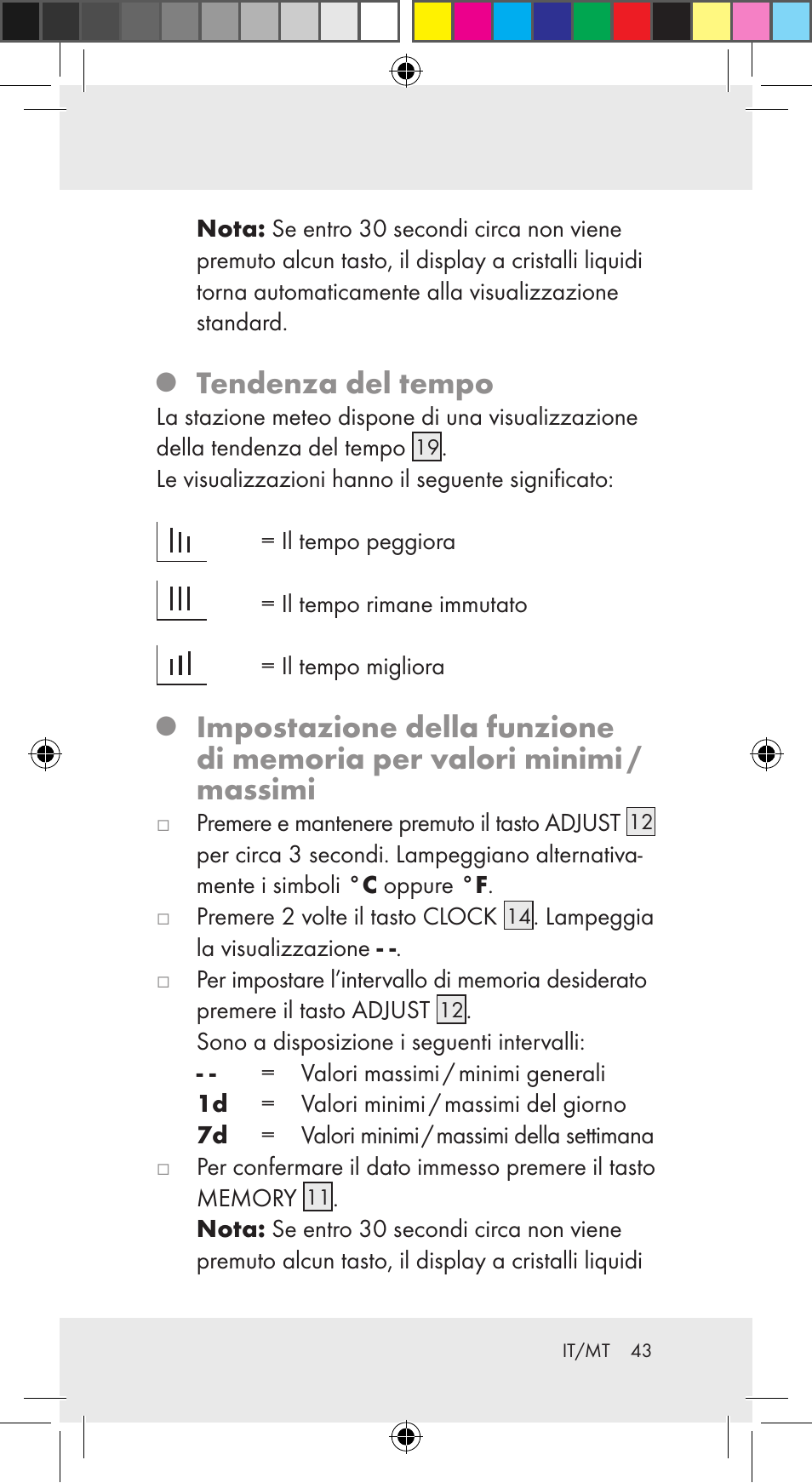 Tendenza del tempo | Auriol Z29962C User Manual | Page 43 / 112