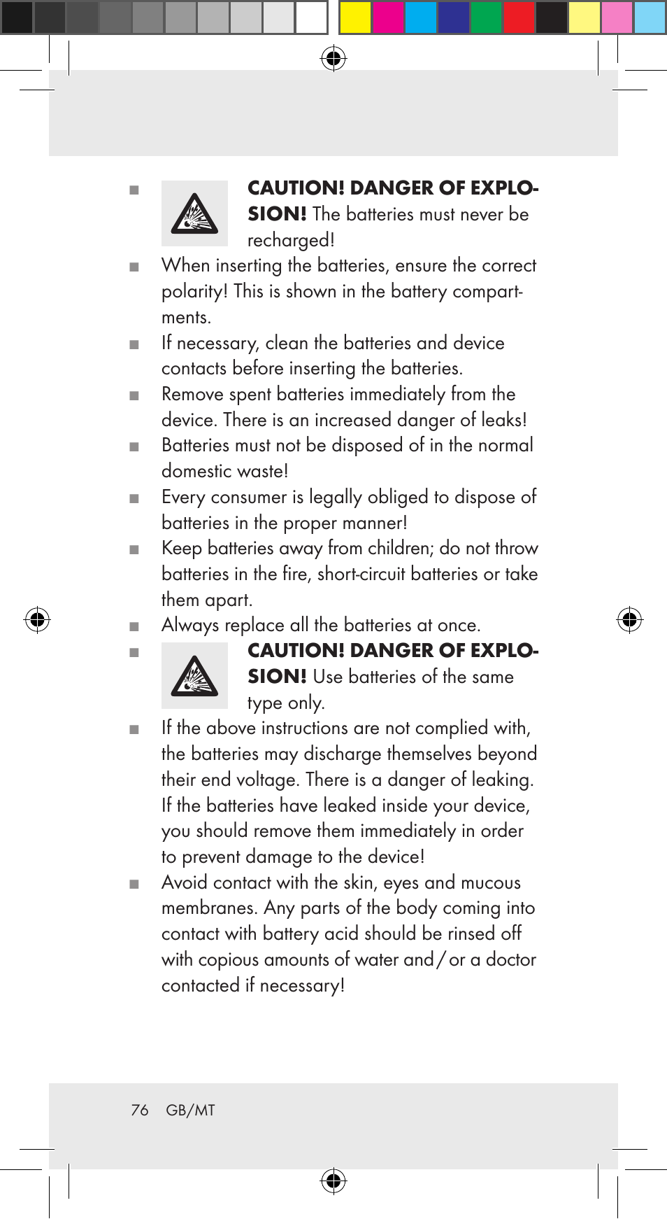 Auriol Z29962C User Manual | Page 76 / 112