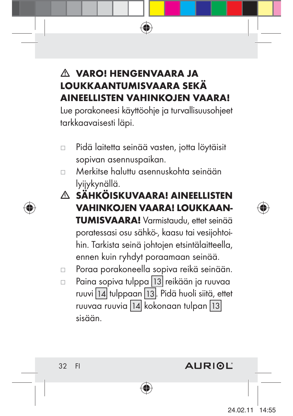 Auriol H4286A_B User Manual | Page 34 / 75