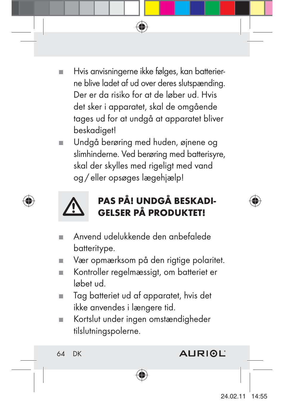 Auriol H4286A_B User Manual | Page 66 / 75