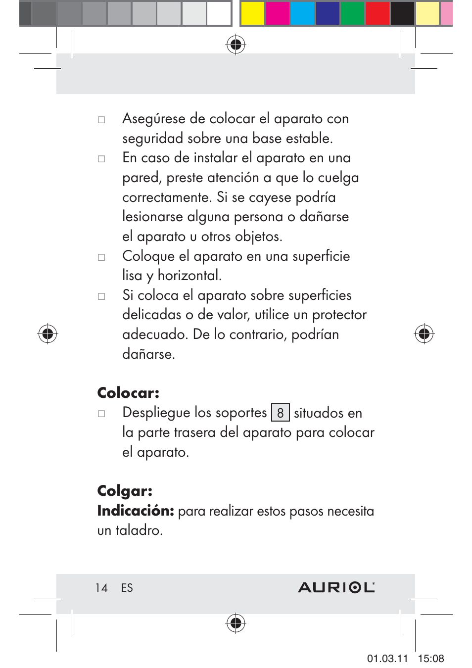 Auriol H4286A_B User Manual | Page 16 / 81