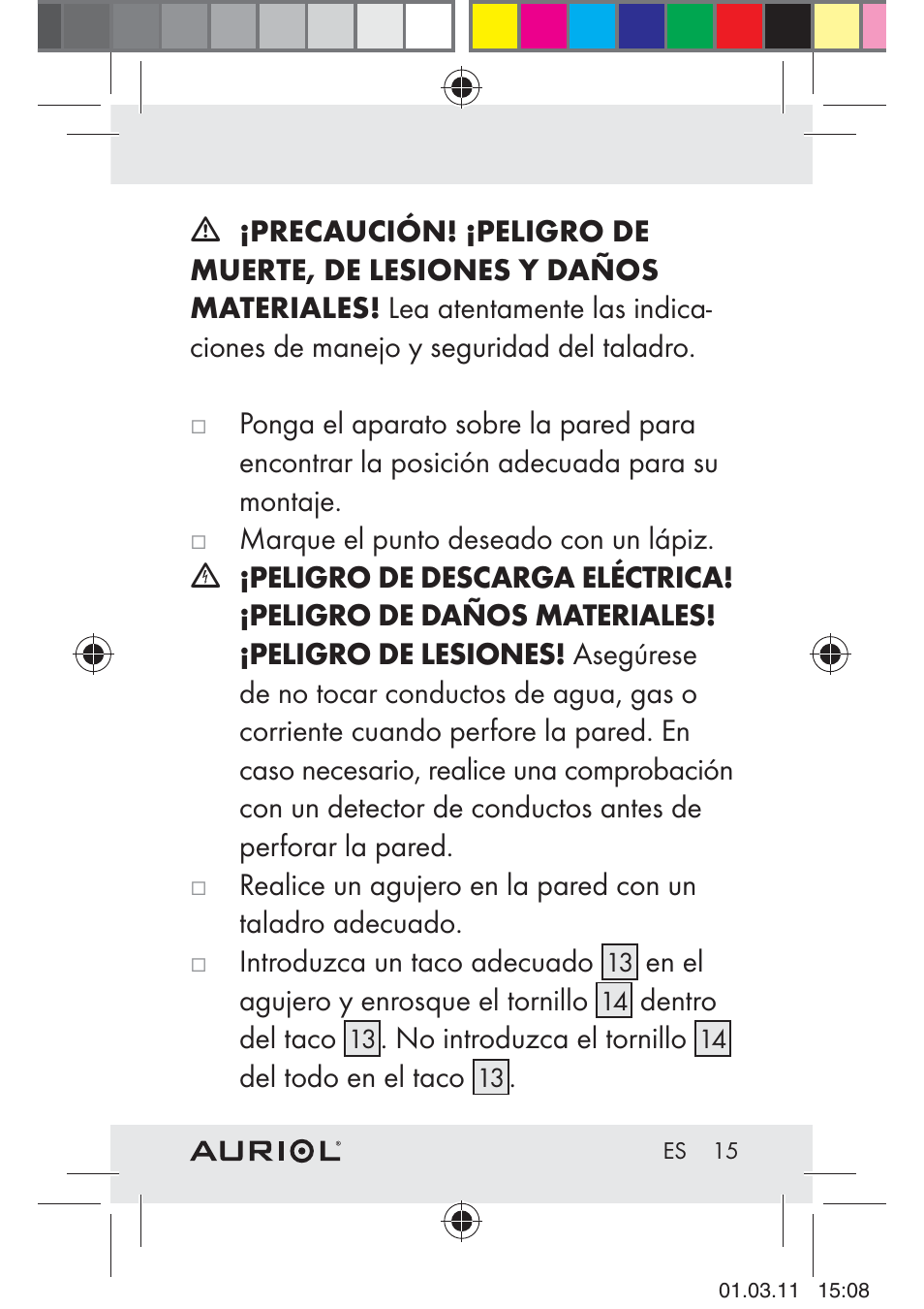 Auriol H4286A_B User Manual | Page 17 / 81