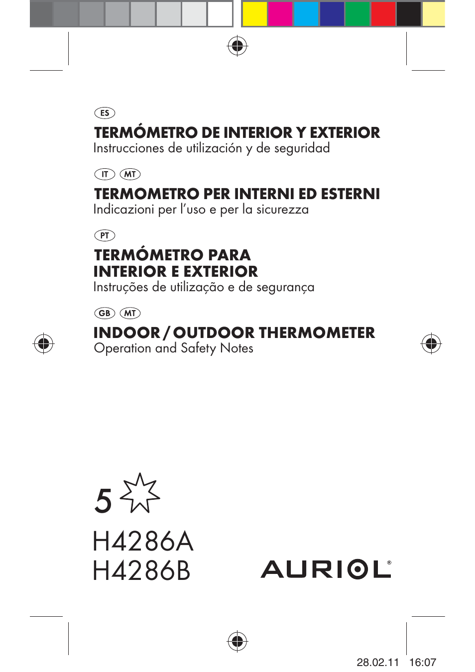 Auriol H4286A_B User Manual | Page 2 / 81