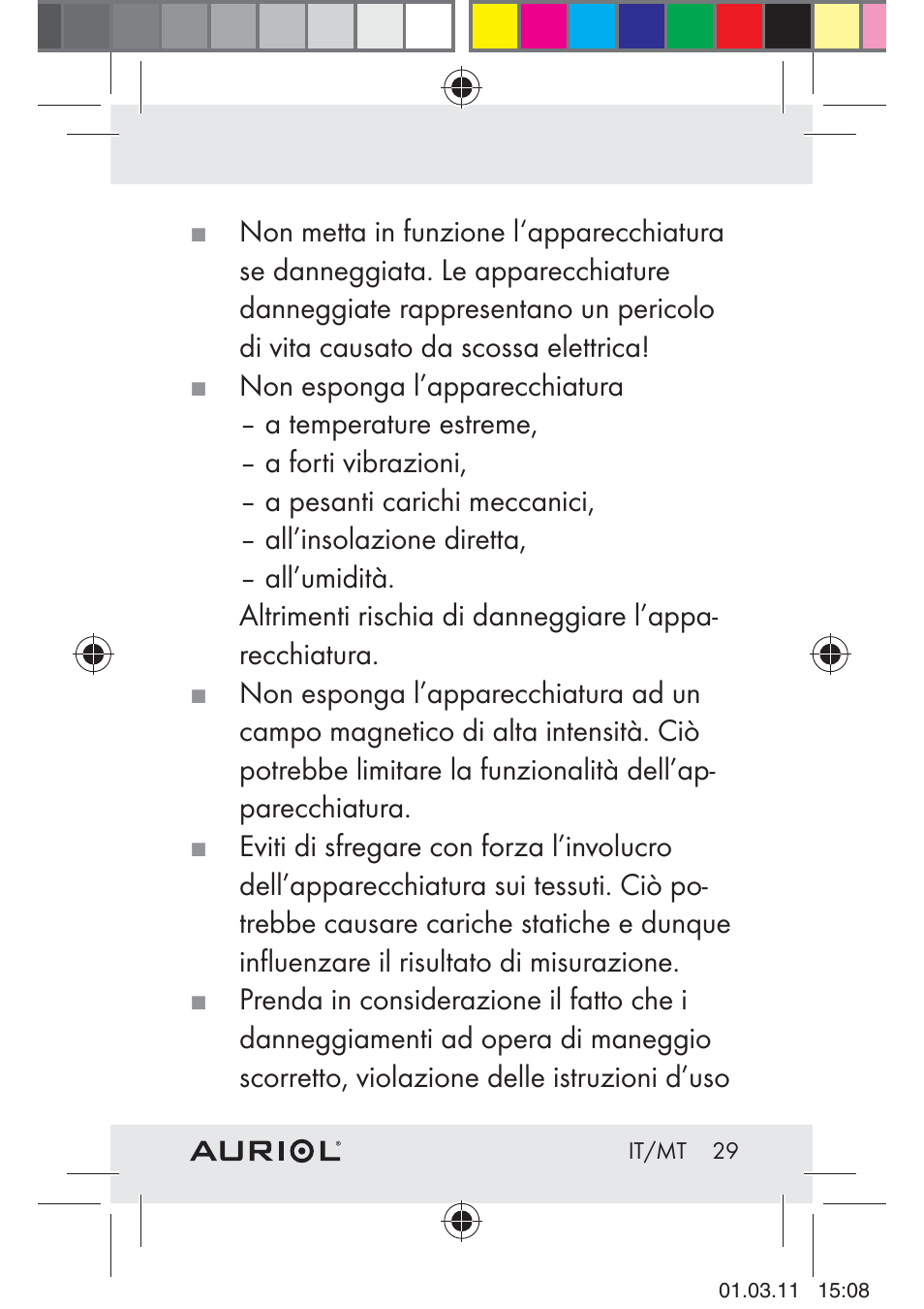 Auriol H4286A_B User Manual | Page 31 / 81