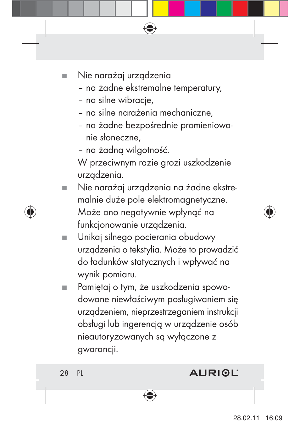 Auriol H4286A_B User Manual | Page 30 / 117