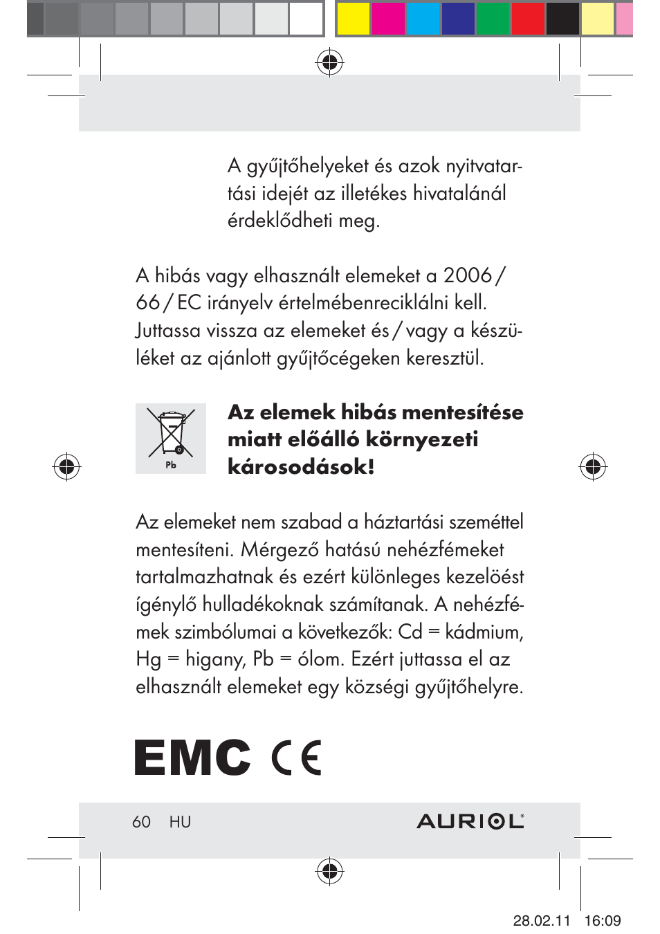 Auriol H4286A_B User Manual | Page 62 / 117