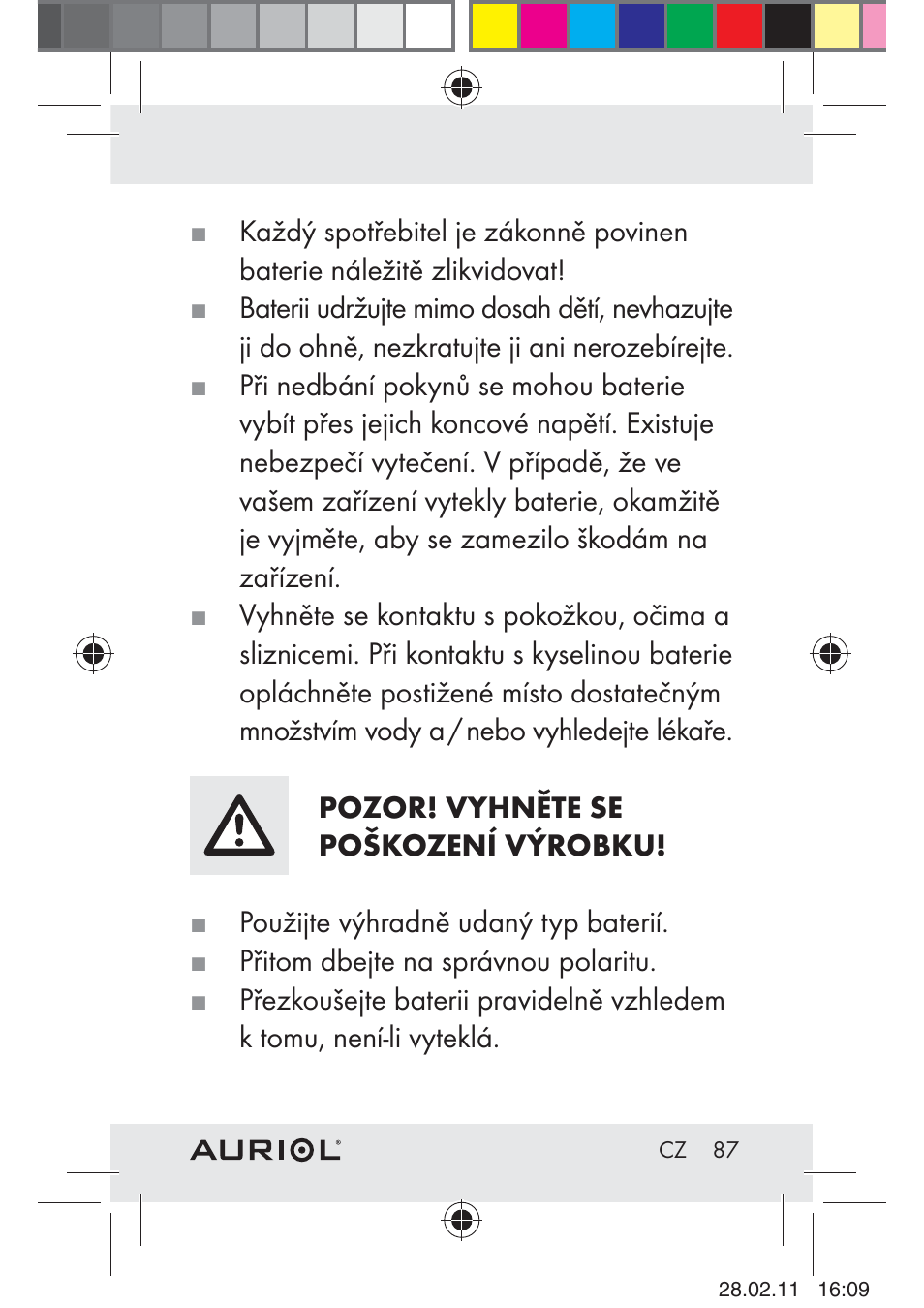 Auriol H4286A_B User Manual | Page 89 / 117
