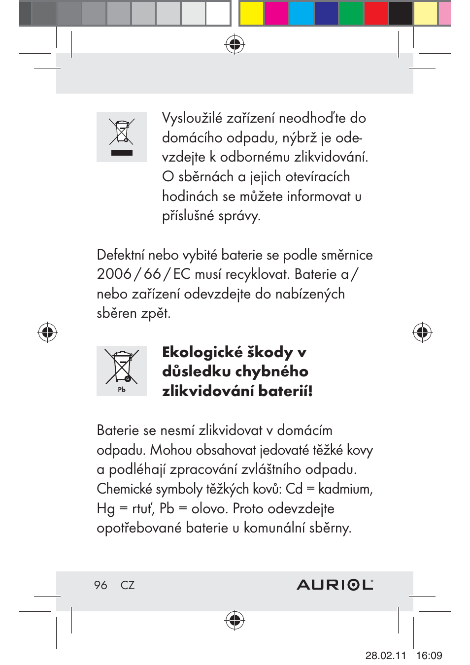 Auriol H4286A_B User Manual | Page 98 / 117