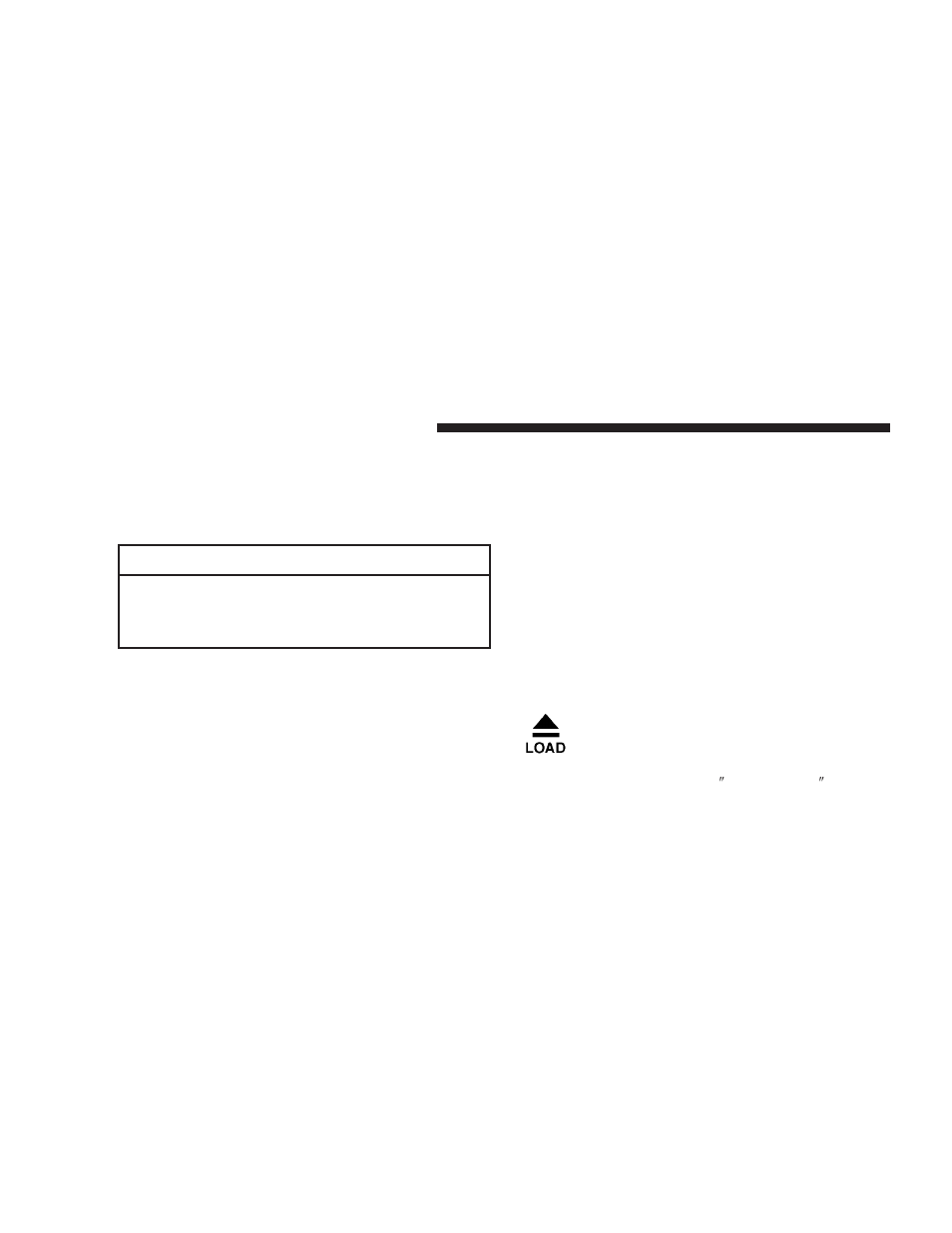 Load/eject button (cd mode for cd audio play), Load/eject button (cd mode for cd audio, Play) | Dodge 2008 Ram 2500  PowerWagon User Manual | Page 220 / 504