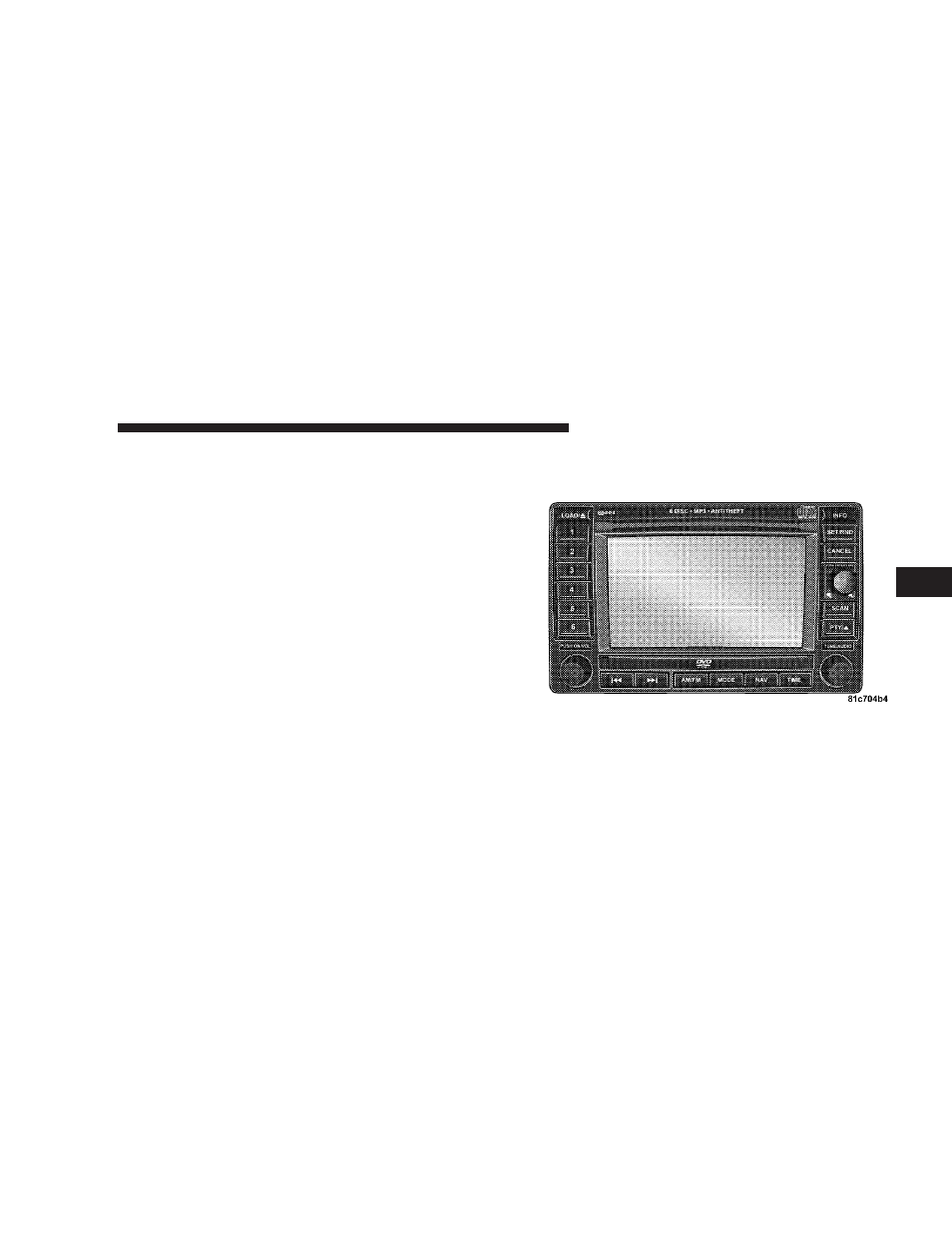 Sales code rec — am/fm/cd (6–disc) radio, With navigation system | Dodge 2008 Ram 2500  PowerWagon User Manual | Page 227 / 504