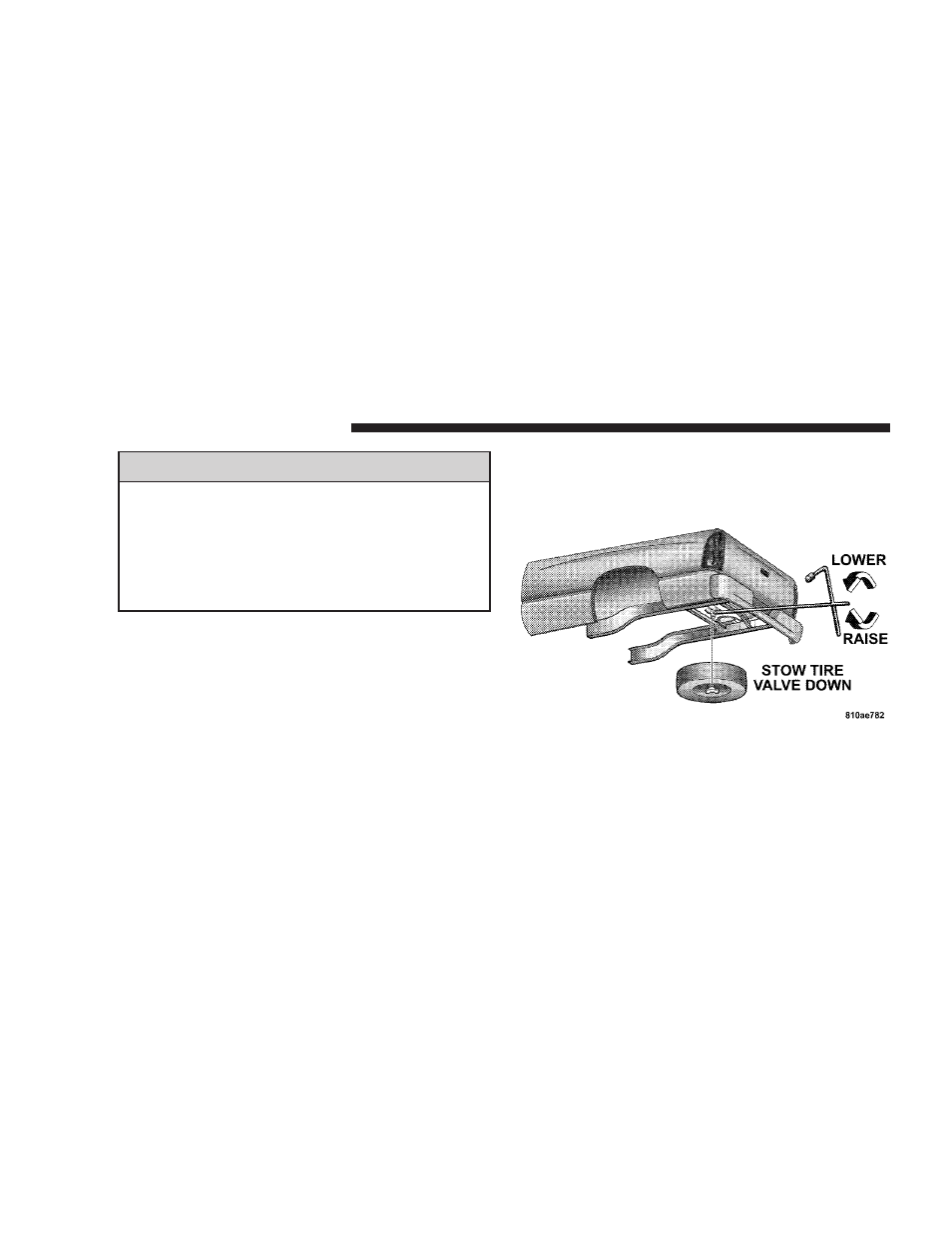 Jacking instructions, Removing the spare tire | Dodge 2008 Ram 2500  PowerWagon User Manual | Page 392 / 504