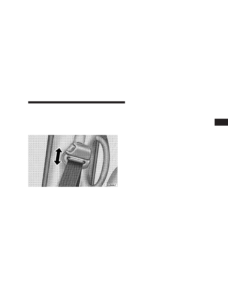Adjustable upper shoulder belt anchorage, Automatic locking retractors (alr) mode, If equipped | Dodge 2008 Ram 2500  PowerWagon User Manual | Page 43 / 504