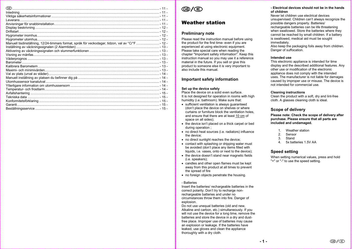 Auriol 4-LD3091 User Manual | Page 2 / 12