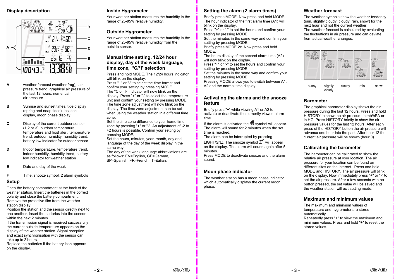 Auriol 4-LD3091 User Manual | Page 3 / 12