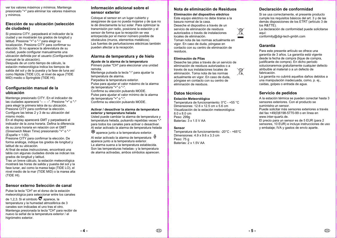 Auriol 4-LD3091 User Manual | Page 4 / 12