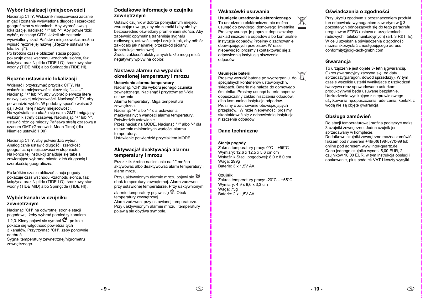 Auriol 4-LD3091 User Manual | Page 7 / 20