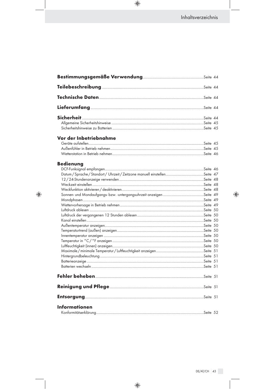 Auriol Z31092 User Manual | Page 43 / 53