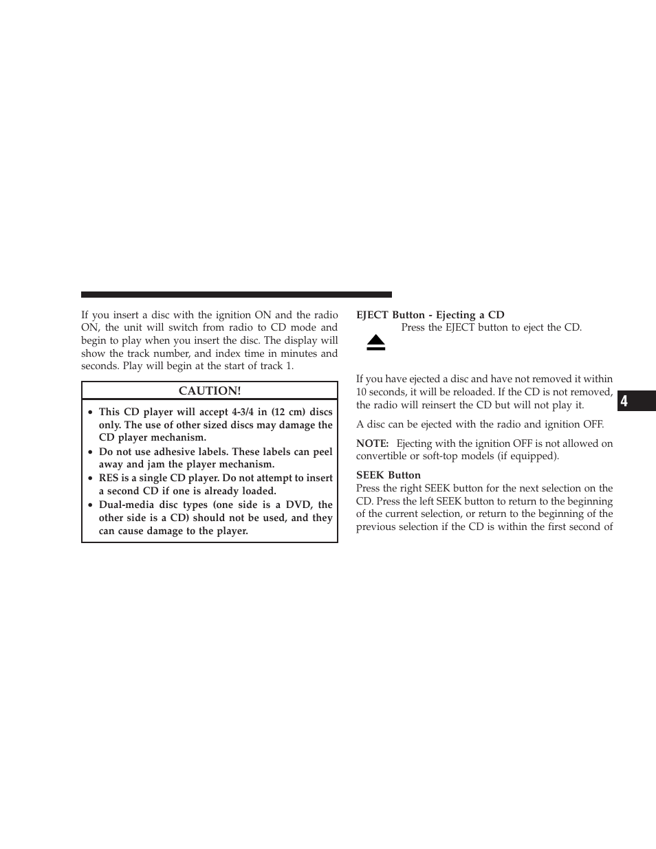 Dodge 2009 Challenger SRT8 User Manual | Page 203 / 440