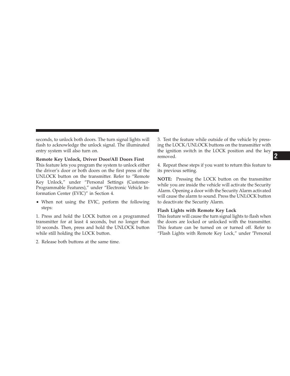 Dodge 2009 Challenger SRT8 User Manual | Page 23 / 440