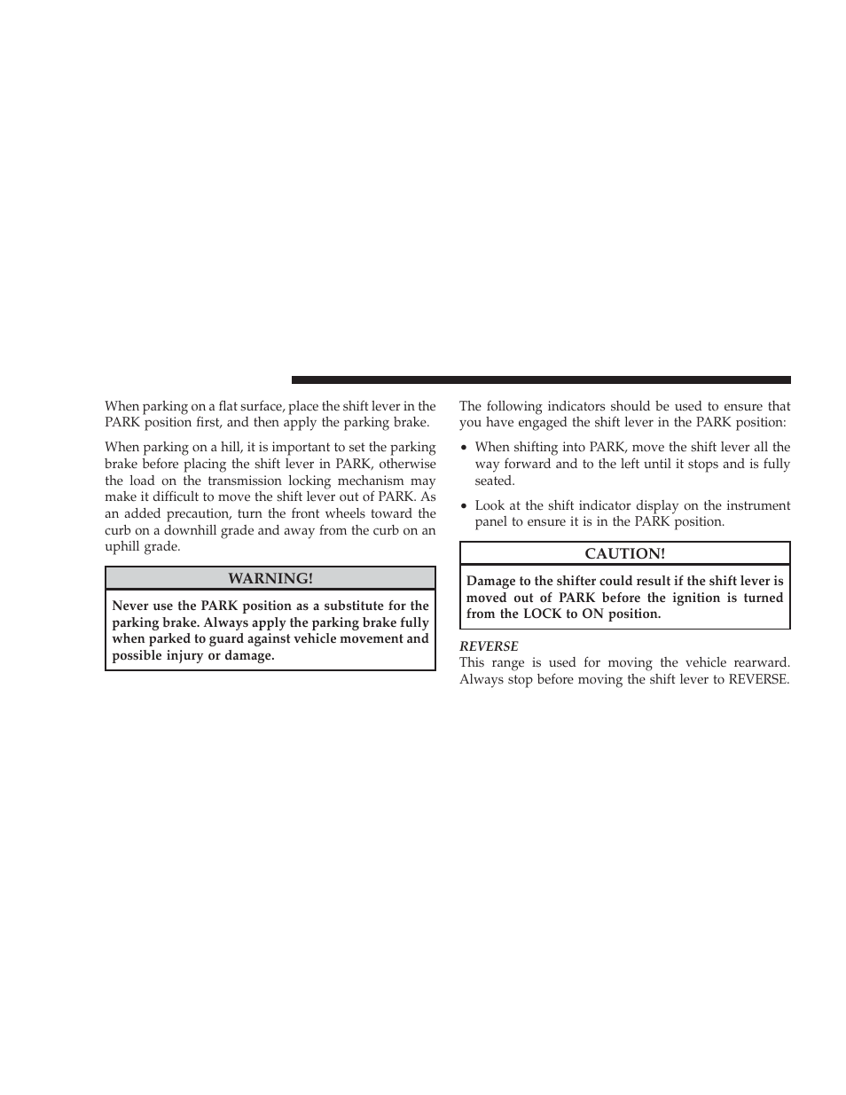 Dodge 2009 Challenger SRT8 User Manual | Page 262 / 440
