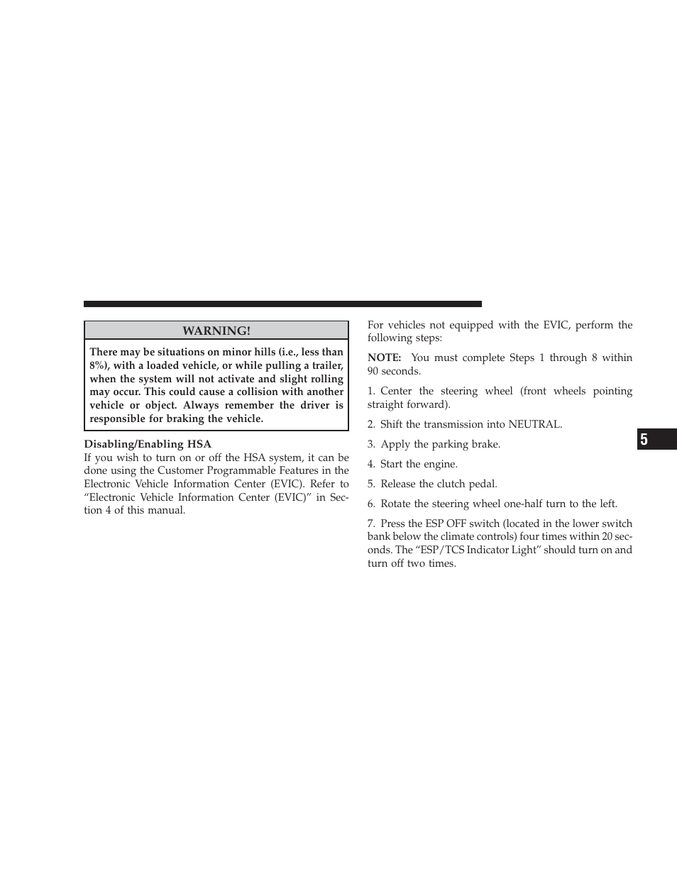 Dodge 2009 Challenger SRT8 User Manual | Page 281 / 440