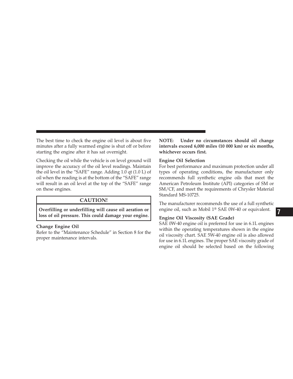 Dodge 2009 Challenger SRT8 User Manual | Page 345 / 440