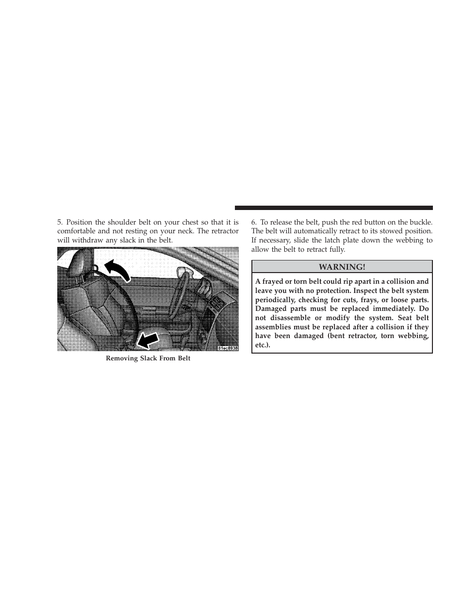 Dodge 2009 Challenger SRT8 User Manual | Page 42 / 440