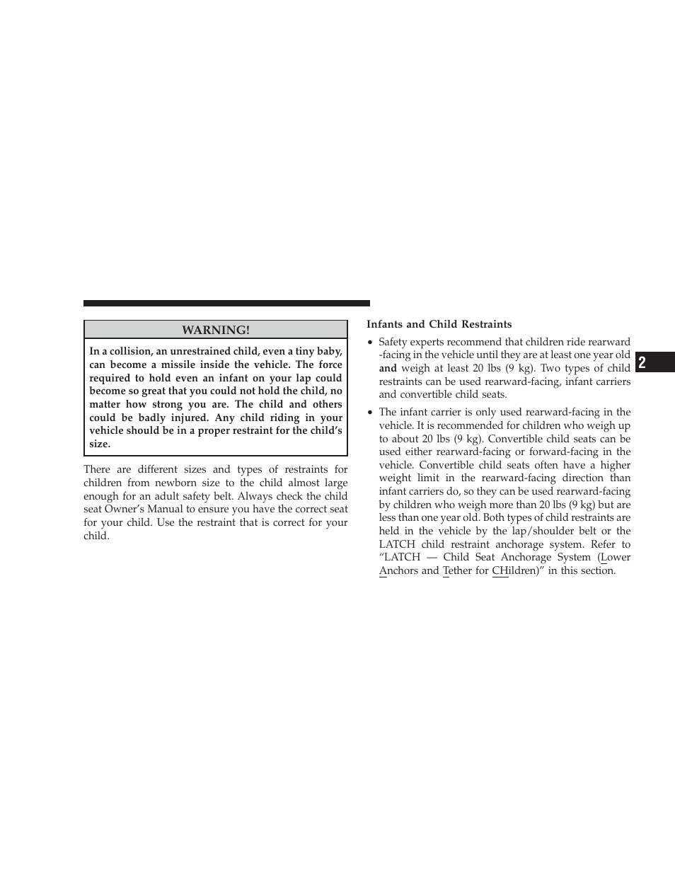 Dodge 2009 Challenger SRT8 User Manual | Page 59 / 440