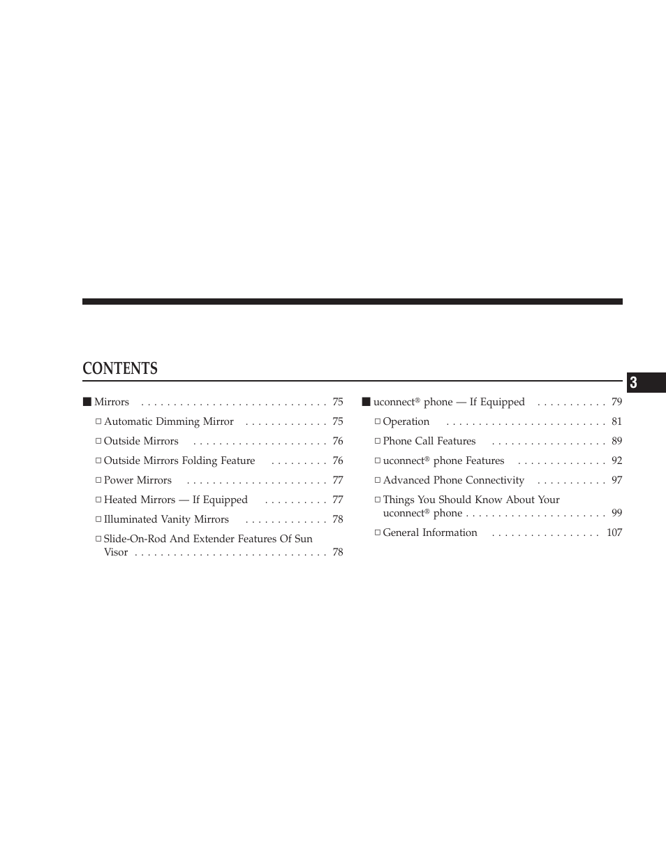 Dodge 2009 Challenger SRT8 User Manual | Page 73 / 440