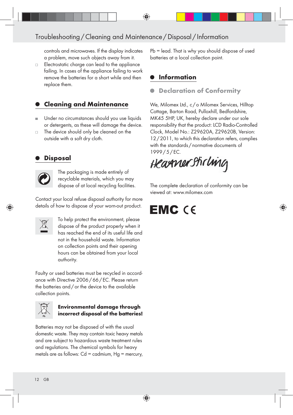 Auriol Z29620A_B User Manual | Page 12 / 65