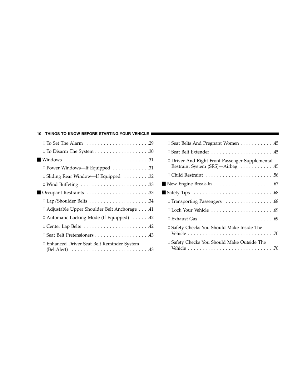 Dodge 2005  Ram Pickup 3500 User Manual | Page 10 / 448