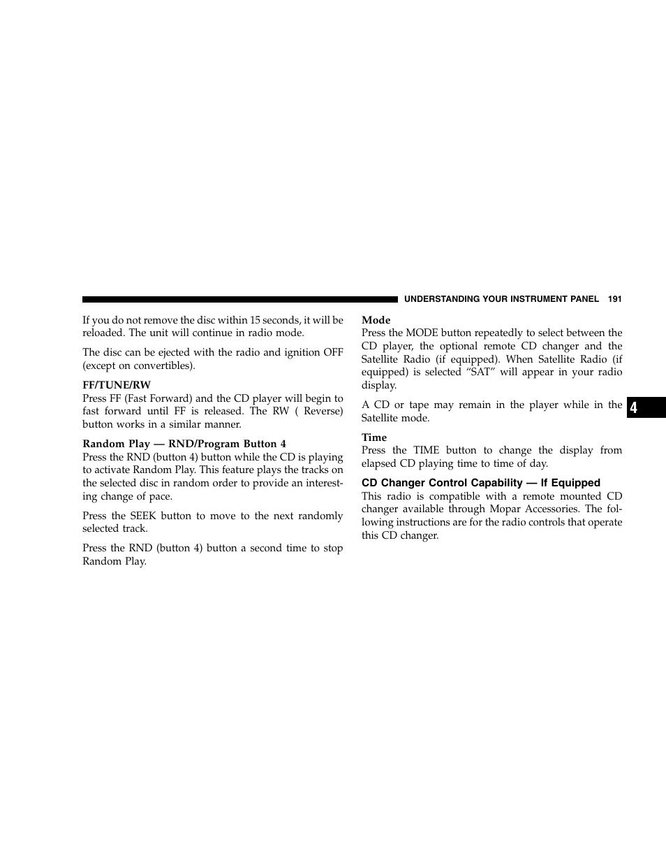 Dodge 2005  Ram Pickup 3500 User Manual | Page 191 / 448