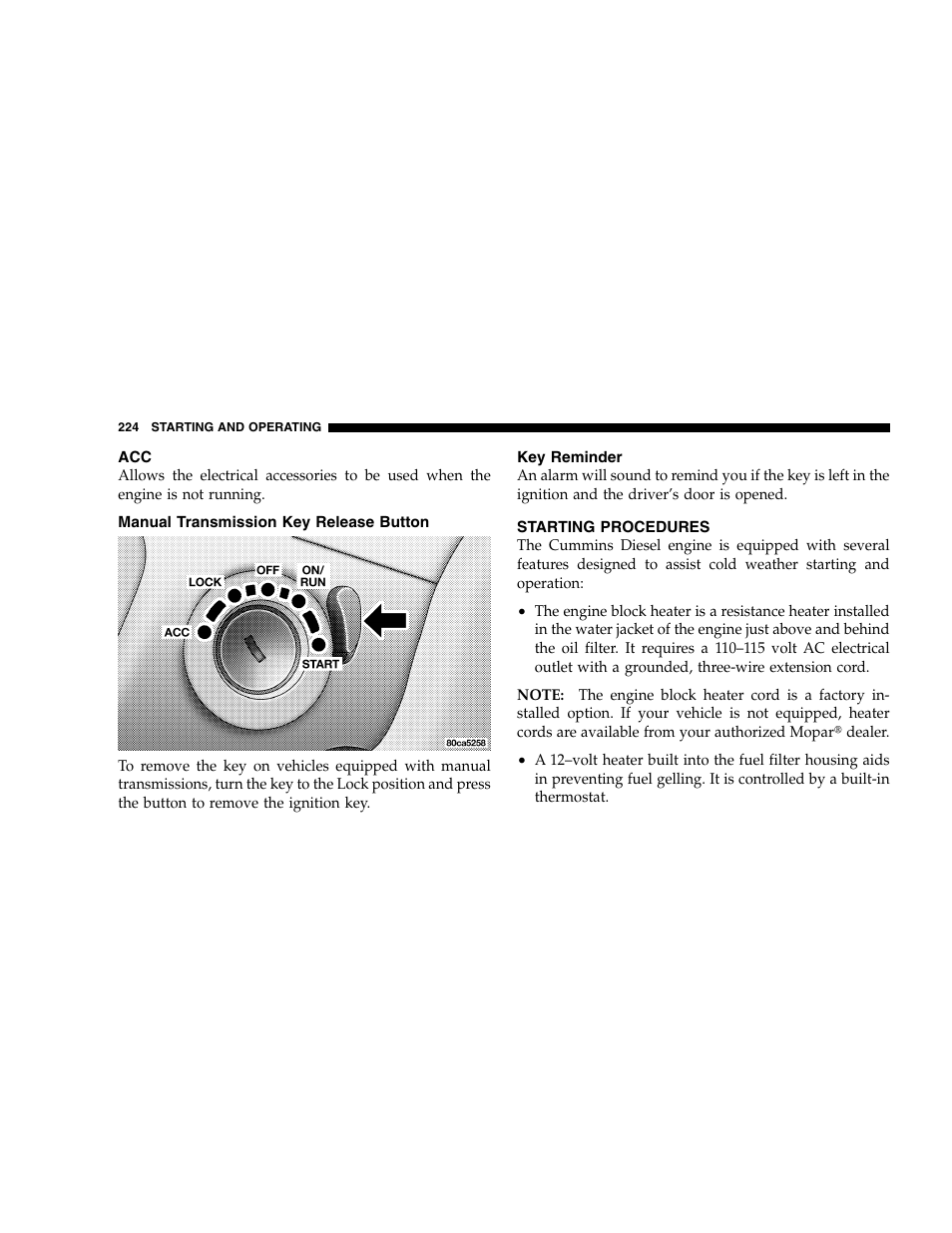 Dodge 2005  Ram Pickup 3500 User Manual | Page 224 / 448