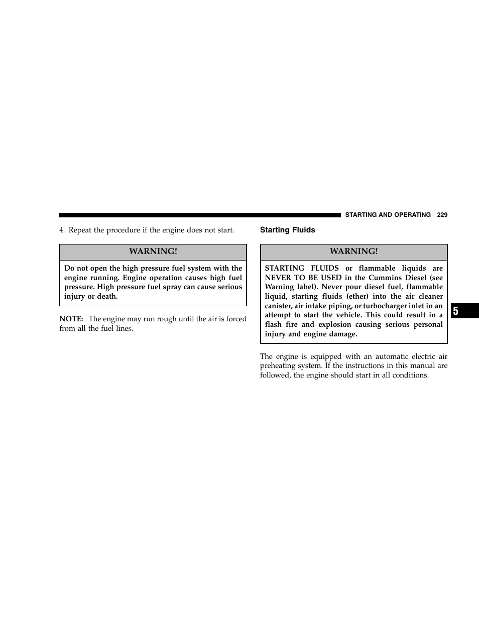 Dodge 2005  Ram Pickup 3500 User Manual | Page 229 / 448