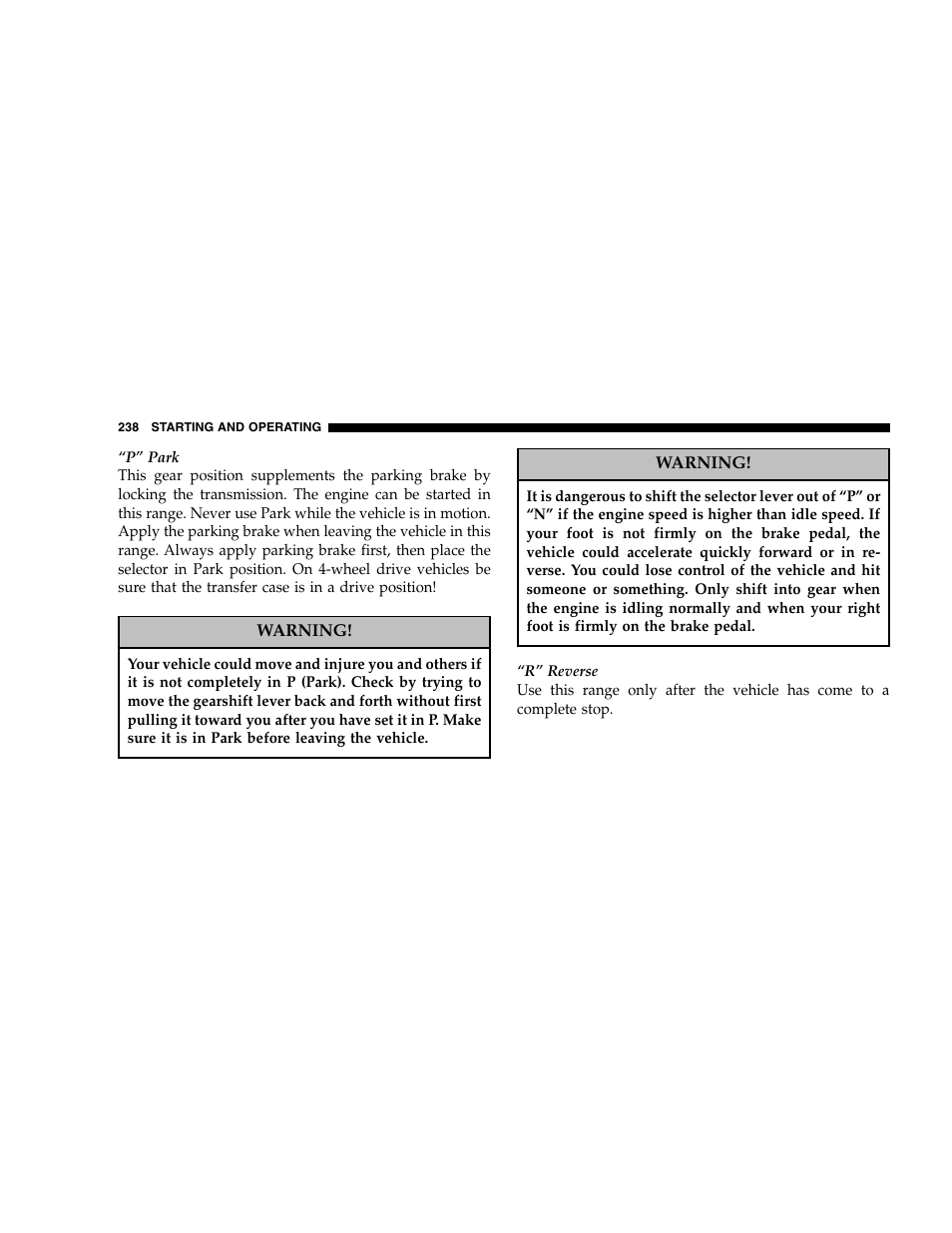 Dodge 2005  Ram Pickup 3500 User Manual | Page 238 / 448