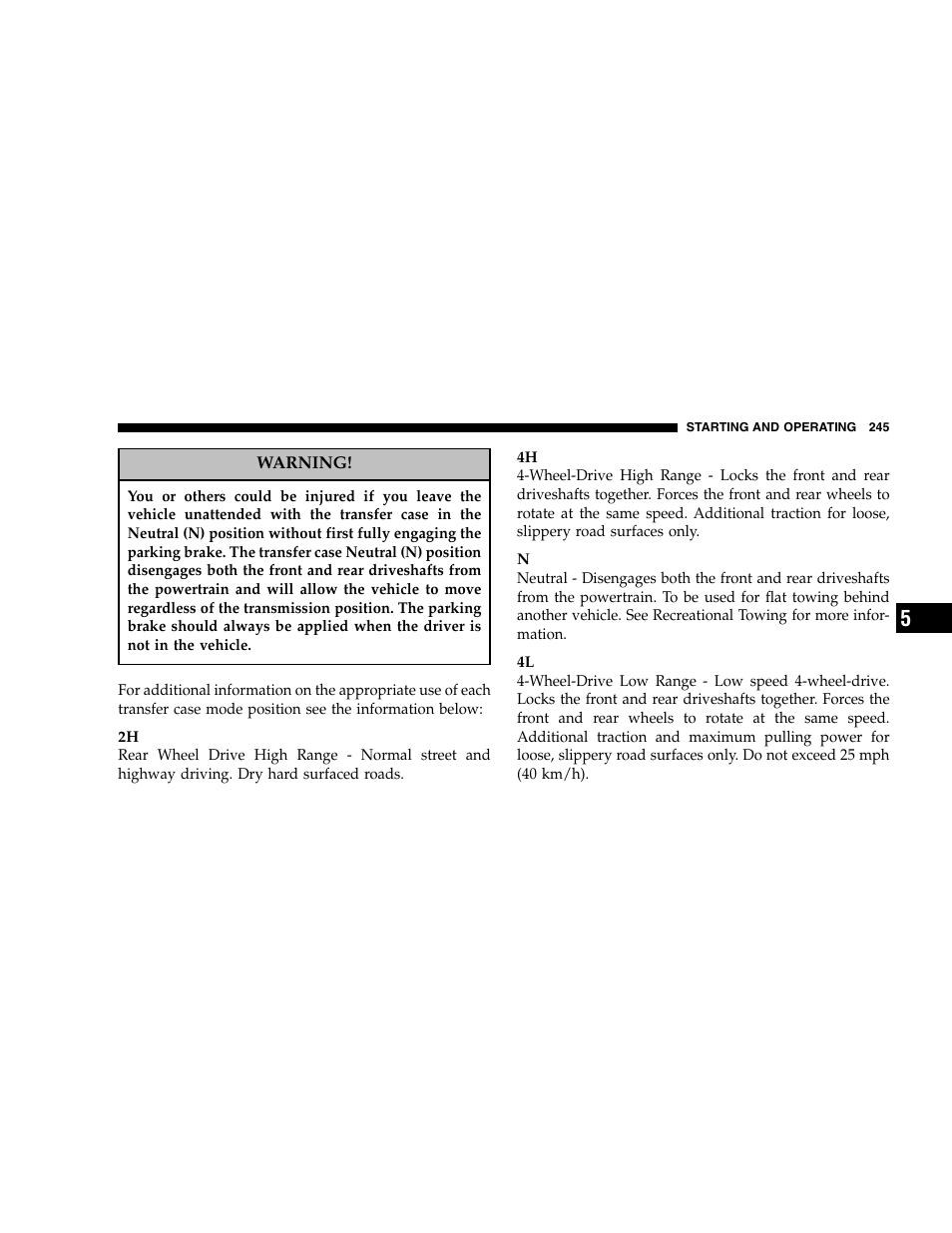 Dodge 2005  Ram Pickup 3500 User Manual | Page 245 / 448
