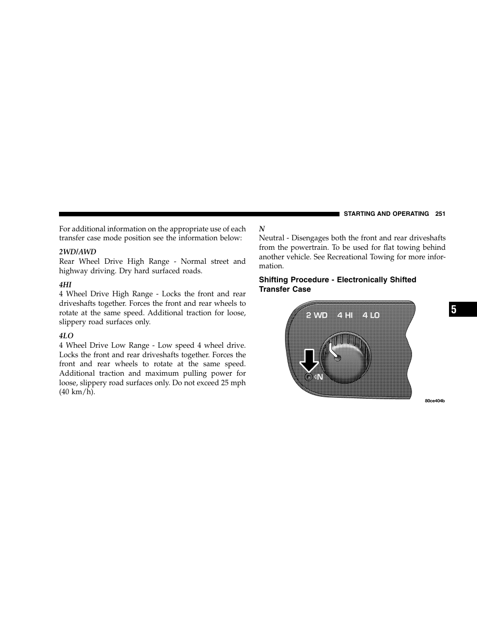 Dodge 2005  Ram Pickup 3500 User Manual | Page 251 / 448