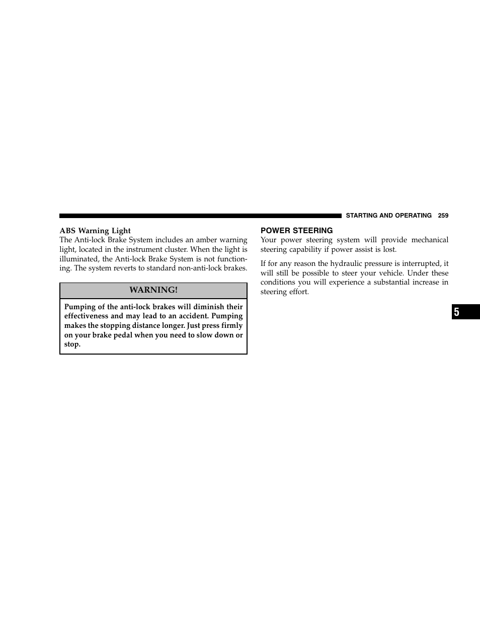 Dodge 2005  Ram Pickup 3500 User Manual | Page 259 / 448