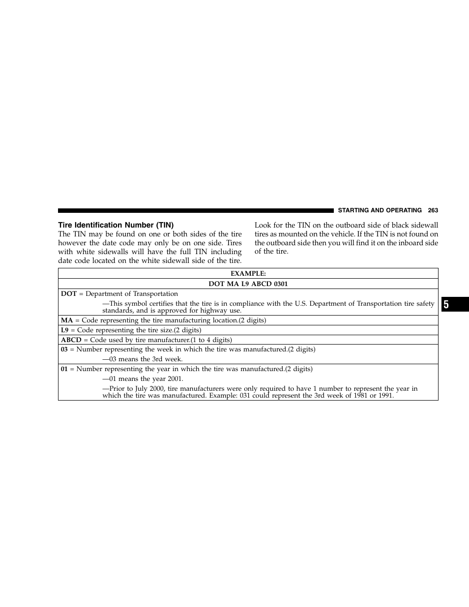 Dodge 2005  Ram Pickup 3500 User Manual | Page 263 / 448
