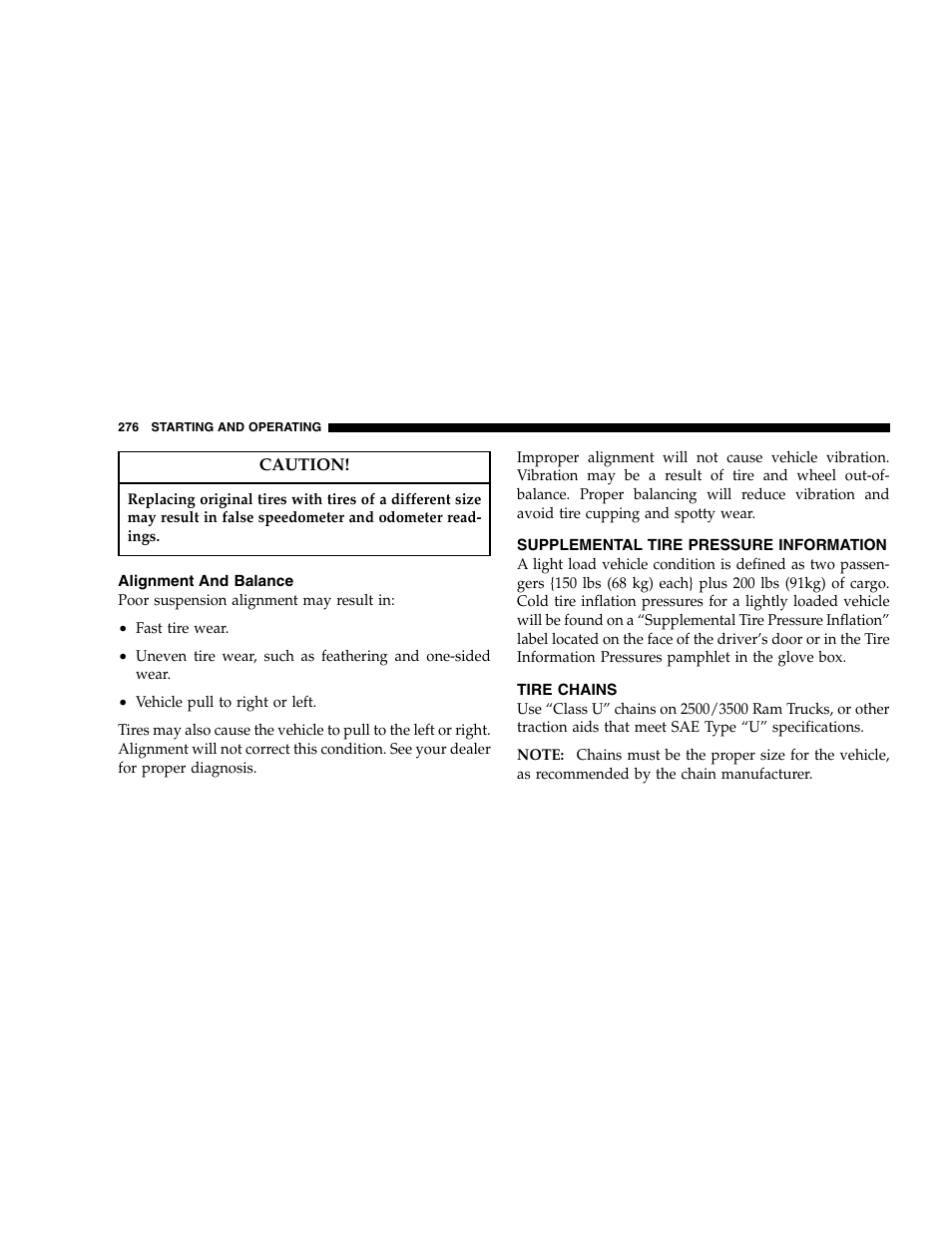 Dodge 2005  Ram Pickup 3500 User Manual | Page 276 / 448